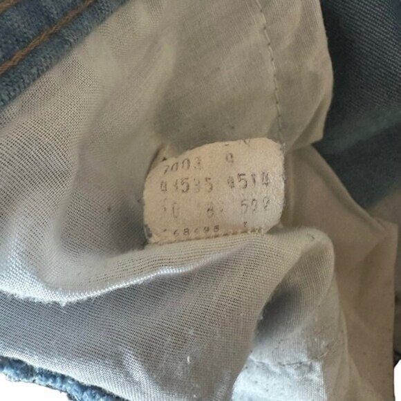 Levi's Vintage Men's 41x29 Jeans Orange Tab Light Wash Denim Straight 70's 80's - Picture 10 of 11